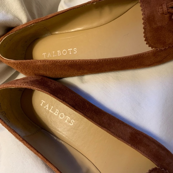 Talbots 'Francesca Tassel Tie Driving Moccasin' slip on flats - Picture 9 of 12